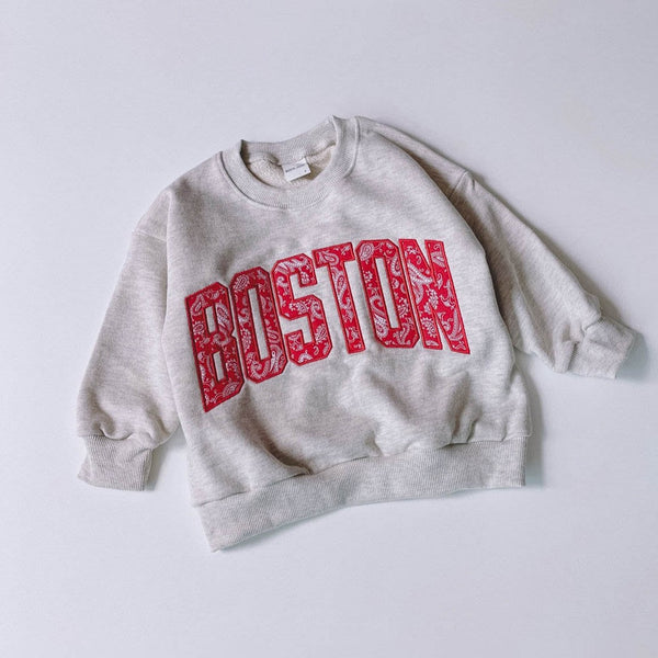 Kids Boston Sweatshirt (2-5y) - 3 Colors - AT NOON STORE