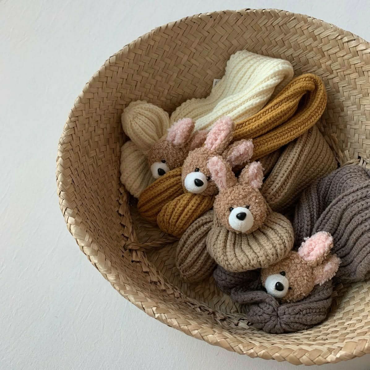 Kids Bunny Scarf ( 1-4y) -8 Colors - AT NOON STORE