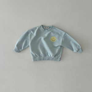 Kids Land Smiley Face Sweatshirt (1-5y) - Blue