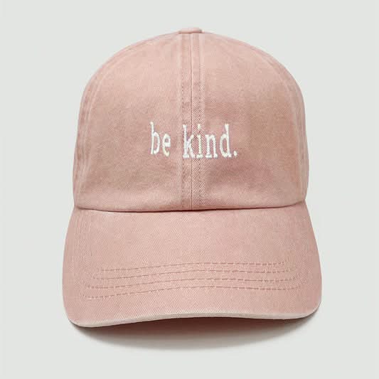 MAMA Be Kind Baseball Cap - Dusty Pink - AT NOON STORE