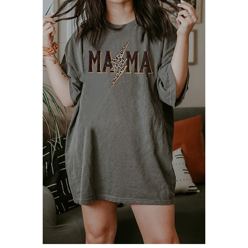 MAMA Voltage Graphic Tee - Pepper