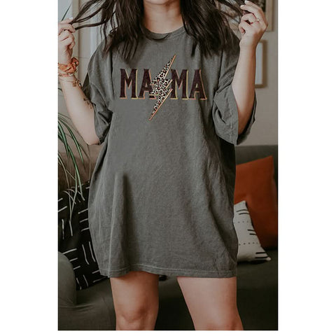 MAMA Voltage Graphic Tee - Pepper