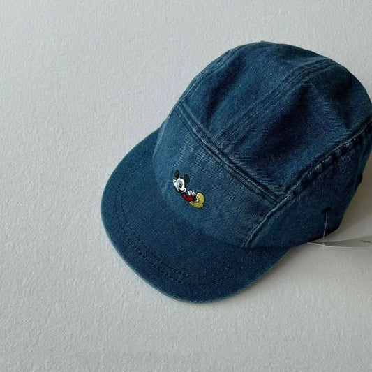 Mickey Mouse Camper Cap (2-6y) - Denim - AT NOON STORE