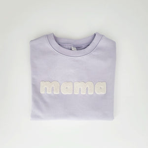 Oversized Mama Sweatshirt - Sweet Lavender
