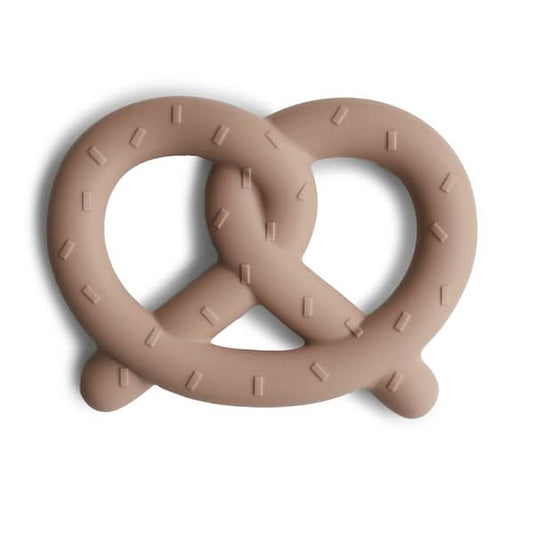 Mushie Pretzel Teether (Natural) - AT NOON STORE