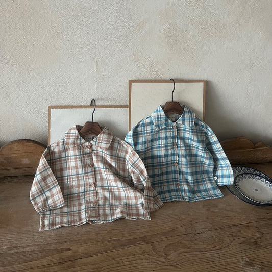 Toddler Lala Spring Flannel Shirt (1-5y) - 2 Colors - AT NOON STORE