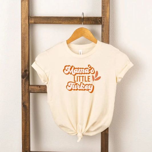 Toddler Mama's Little Turkey Tee (2-5T) - Cream - AT NOON STORE
