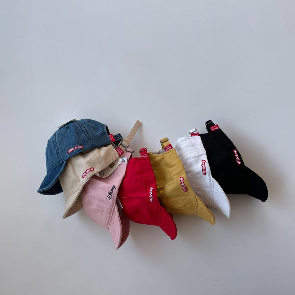 Toddler Mickey Mouse Soft Brim Cap (1-4y) - 4 Colors - AT NOON STORE