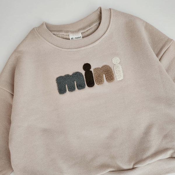 Toddler Mini Sweatshirt  (1-4y) - Beige