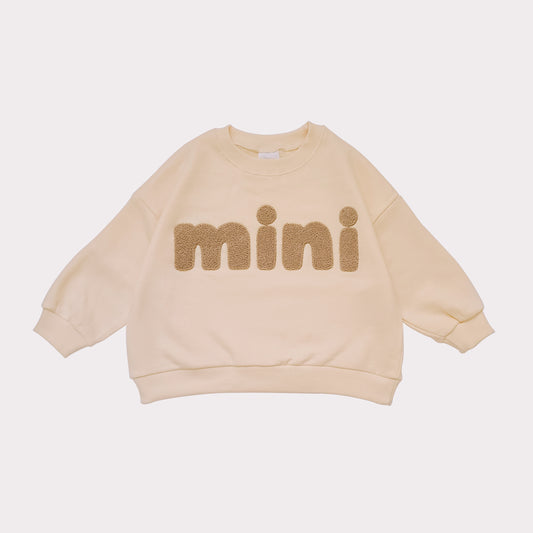 Toddler Mini Sweatshirt  (1-5y) - Cream - AT NOON STORE