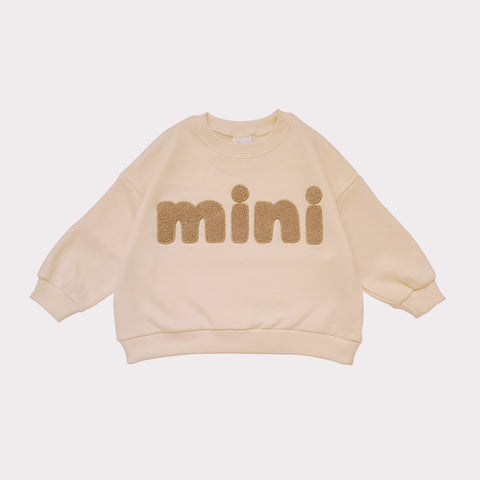 Toddler Mini Sweatshirt  (1-5y) - Cream