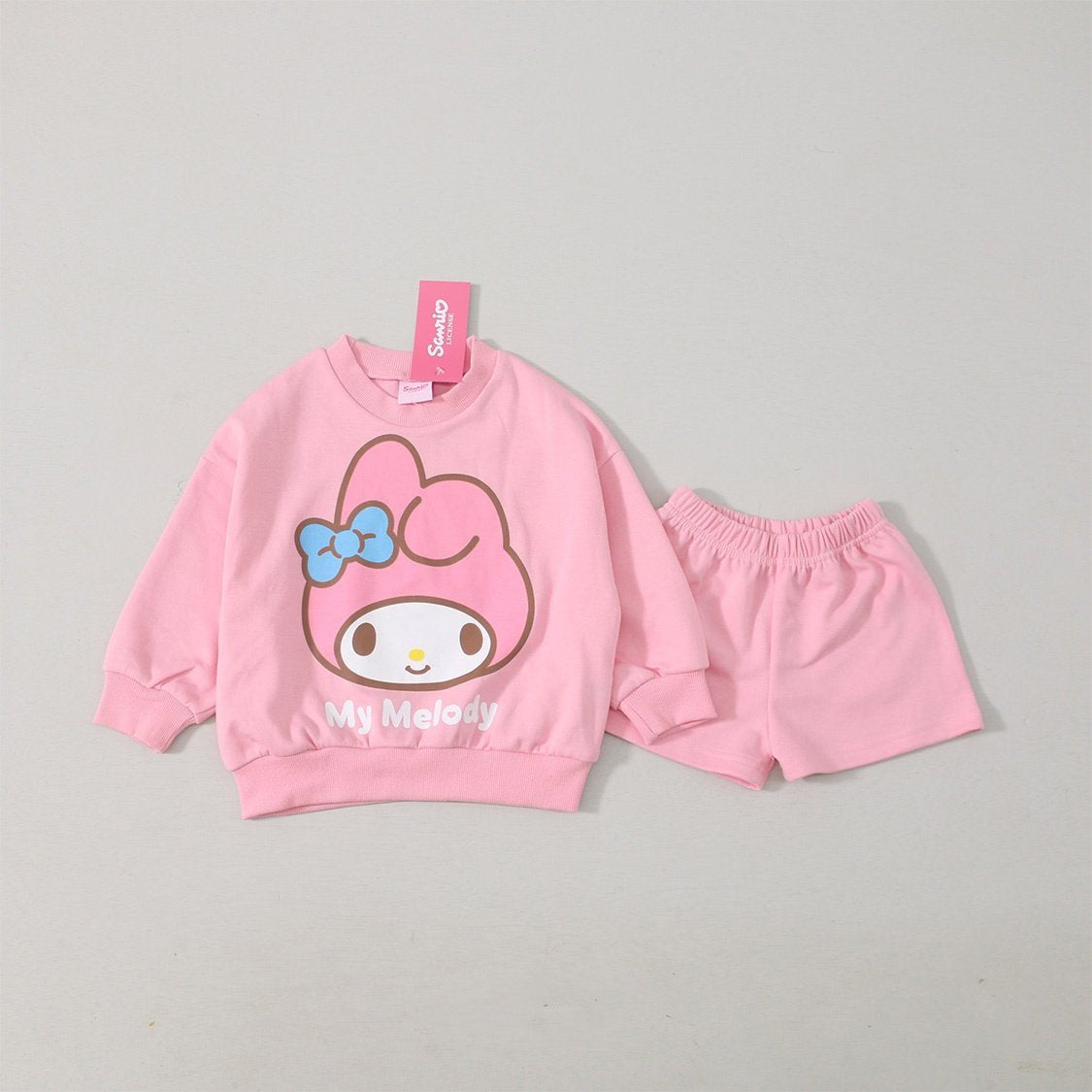 Toddler Sanrio Sweatshirt and Shorts Set 1 5y Light Pink