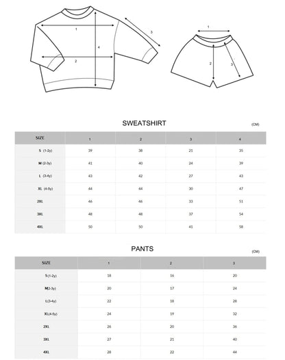 Toddler Sanrio Sweatshirt and Shorts Set (1-5y) - Blue - AT NOON STORE