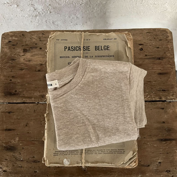 Toddler Aosta Short Sleeve Linen T-Shirt (3m-5y)- 5 Colors - AT NOON STORE