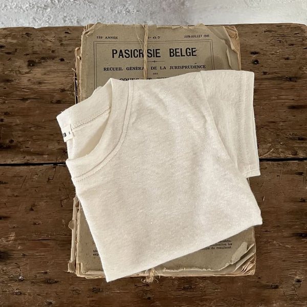 Toddler Aosta Short Sleeve Linen T-Shirt (3m-5y)- 5 Colors - AT NOON STORE