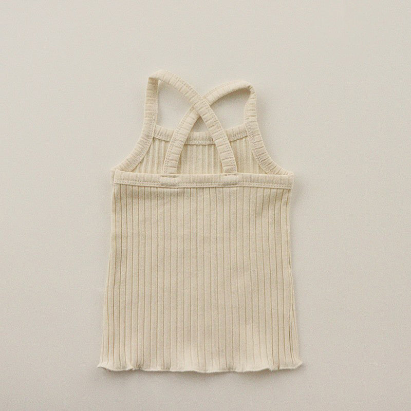 Toddler Ribbed Cami Tank Top and Shorts Set (1-5y)- 4 Colors - AT NOON STORE