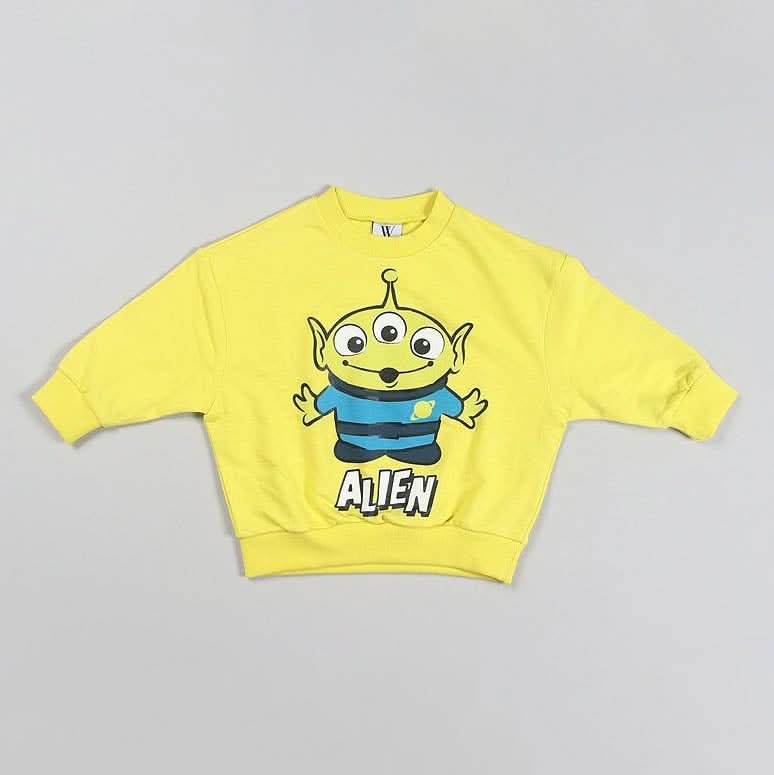 Toddler Toy Story Sweatshirt (1-5y) - Yellow Alien - AT NOON STORE