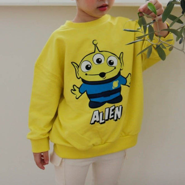 Toddler Toy Story Sweatshirt (1-5y) - Yellow Alien - AT NOON STORE