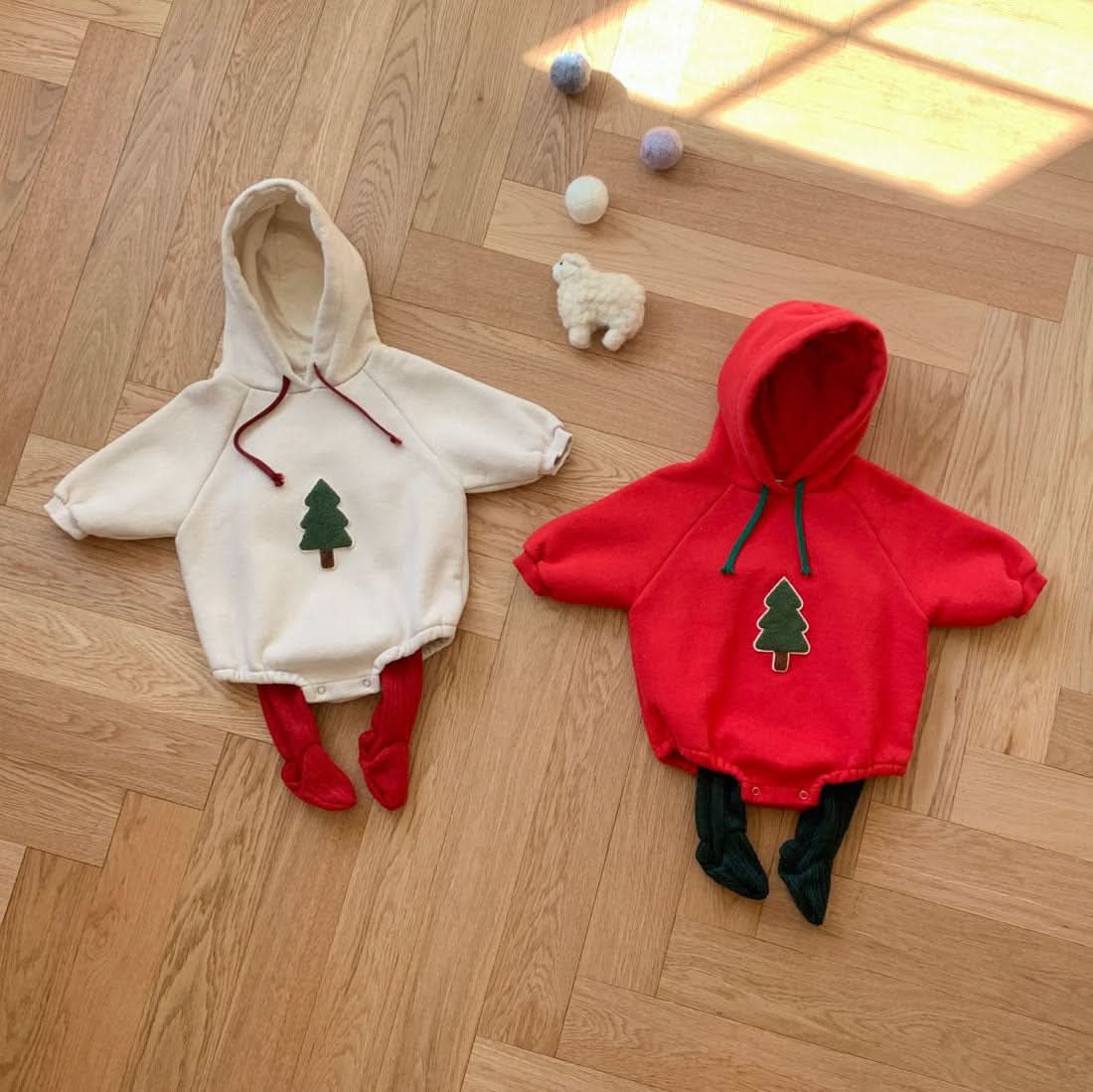 Baby BH Cable Ribbed Footed Pants (3 - 6m) - 2 Colors kids outfit