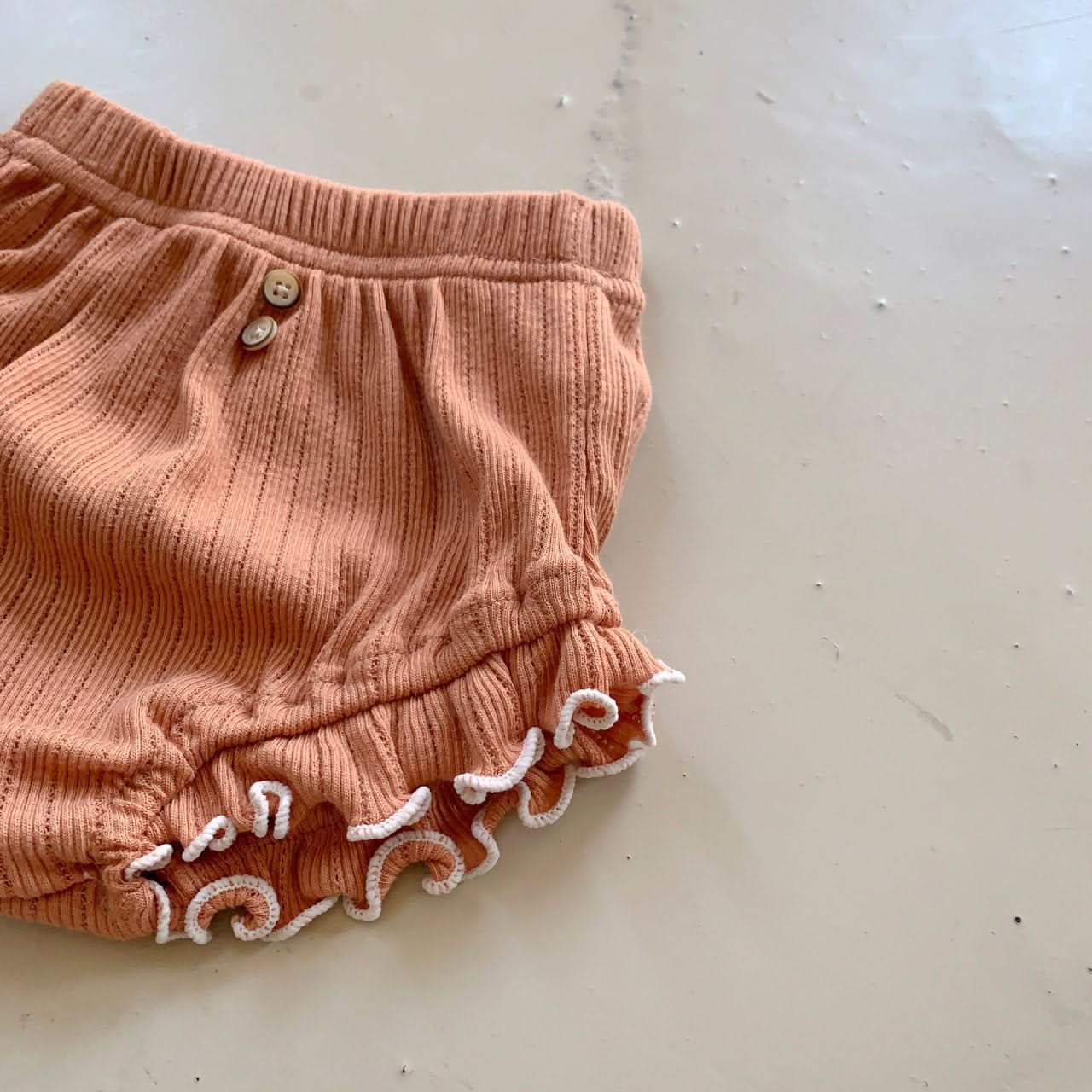 Baby BH Lettuce Edge Bloomers (3 - 18m) - 2 Colors kids outfit