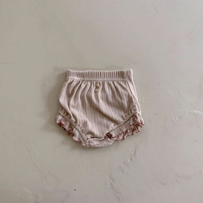 Baby BH Lettuce Edge Bloomers (3 - 18m) - 2 Colors kids outfit