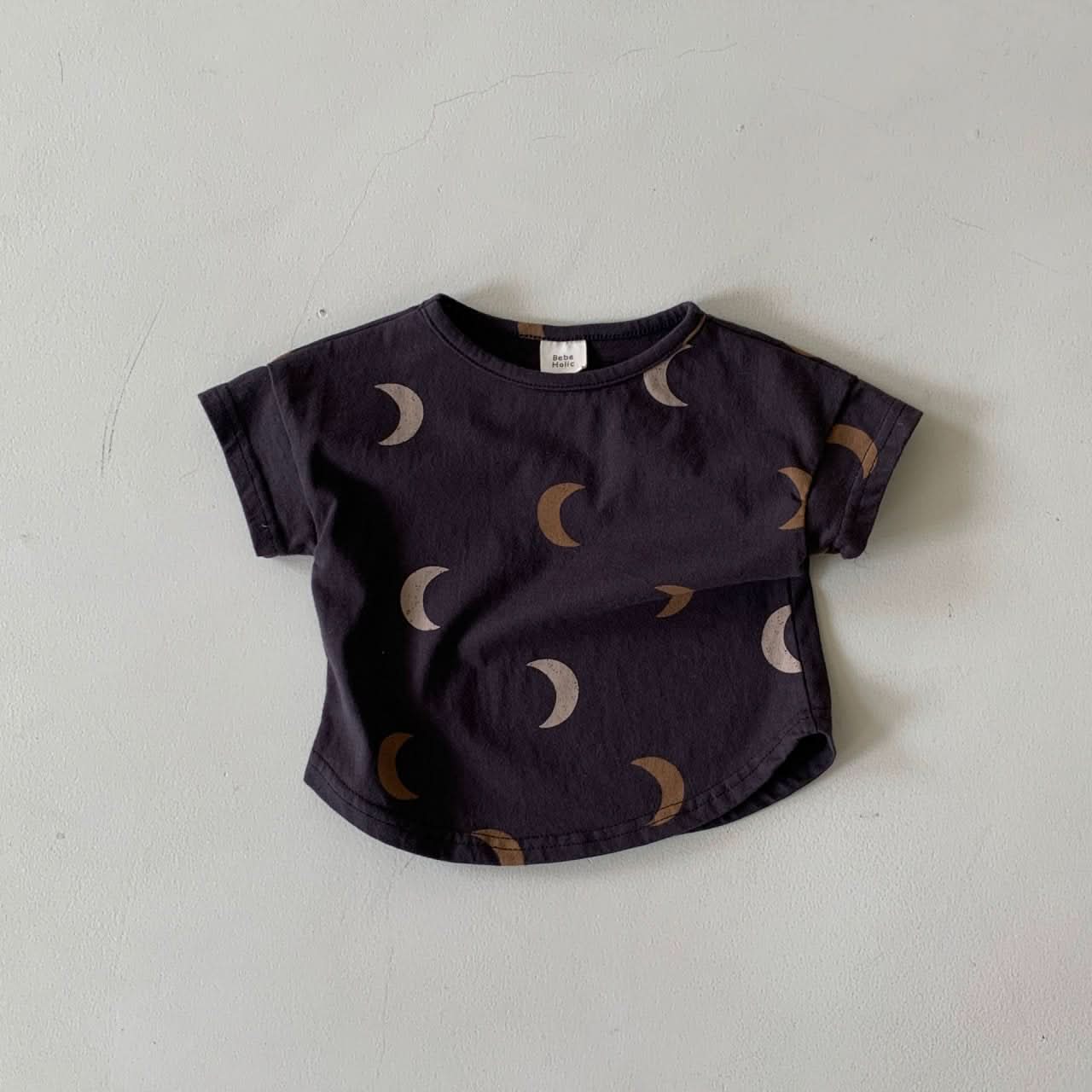 Baby BH Moon Print T-Shirt (3 - 18m) - 3 Colors kids outfit