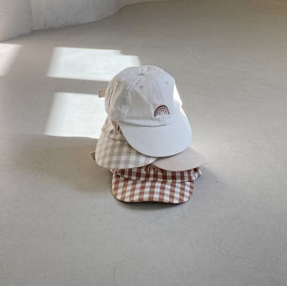 Baby BH Rainbow Baseball Cap (3 - 24m) - Cream kids outfit