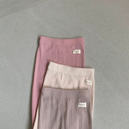 Baby BH Ribbed Footed Leggings (3 - 18m) - 3 Colors kids outfit