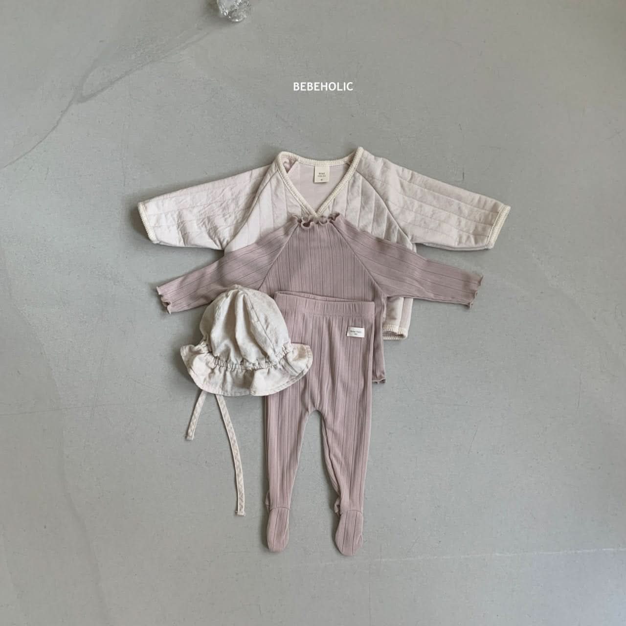 Baby BH Ribbed Footed Leggings (3 - 18m) - 3 Colors kids outfit
