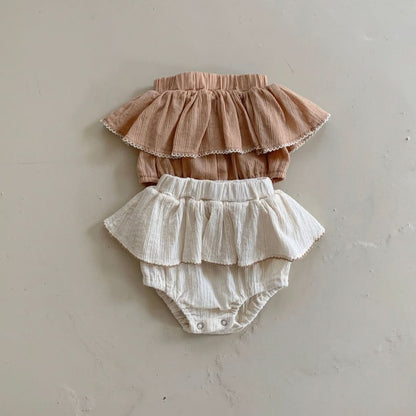 Baby BH Ruffle Bloomers (3 - 18m) - 2 Colors kids outfit