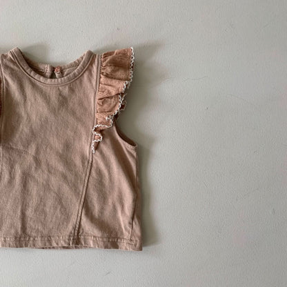 Baby BH Ruffle - Sleeve Top (3 - 18m) - 2 Colors kids outfit