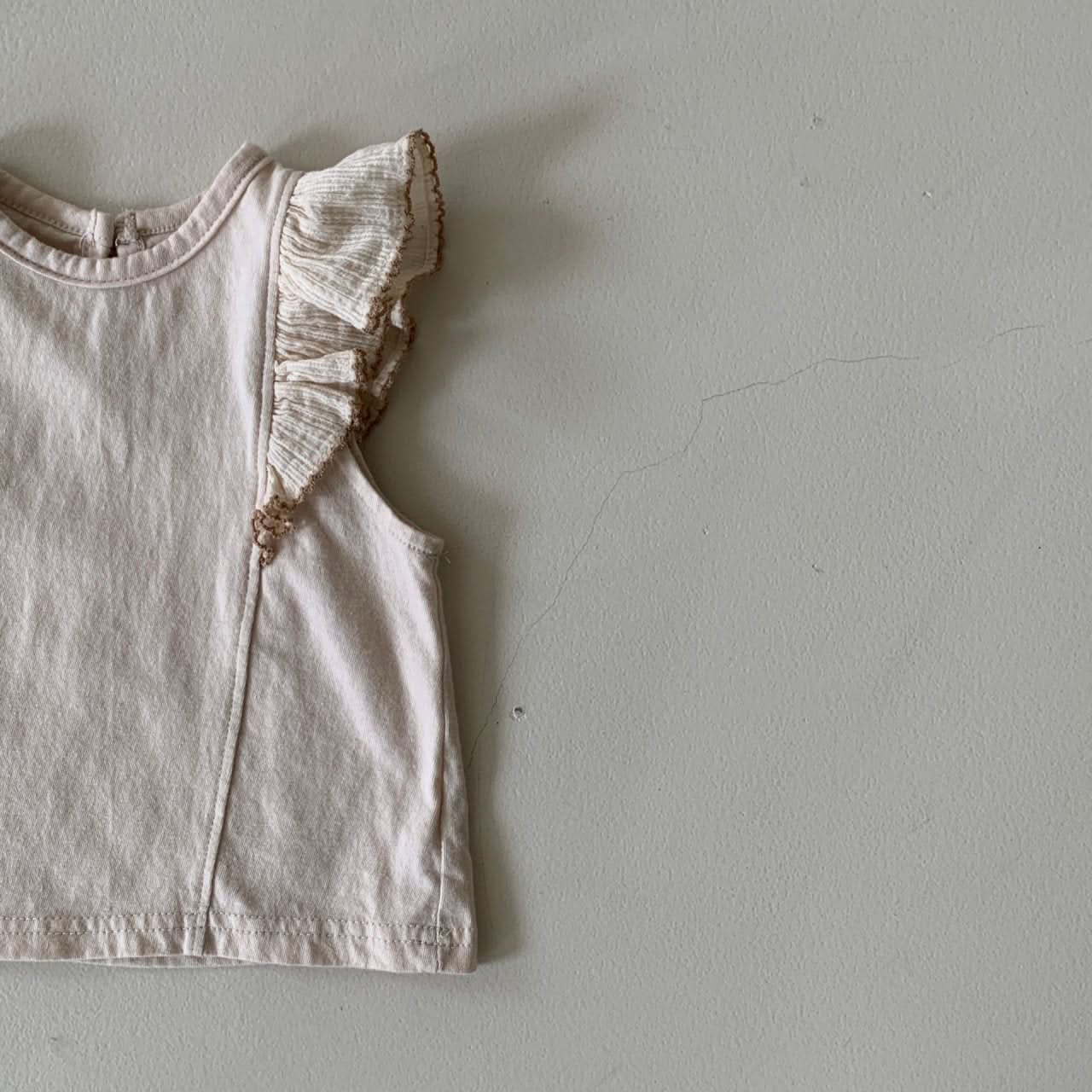 Baby BH Ruffle - Sleeve Top (3 - 18m) - 2 Colors kids outfit