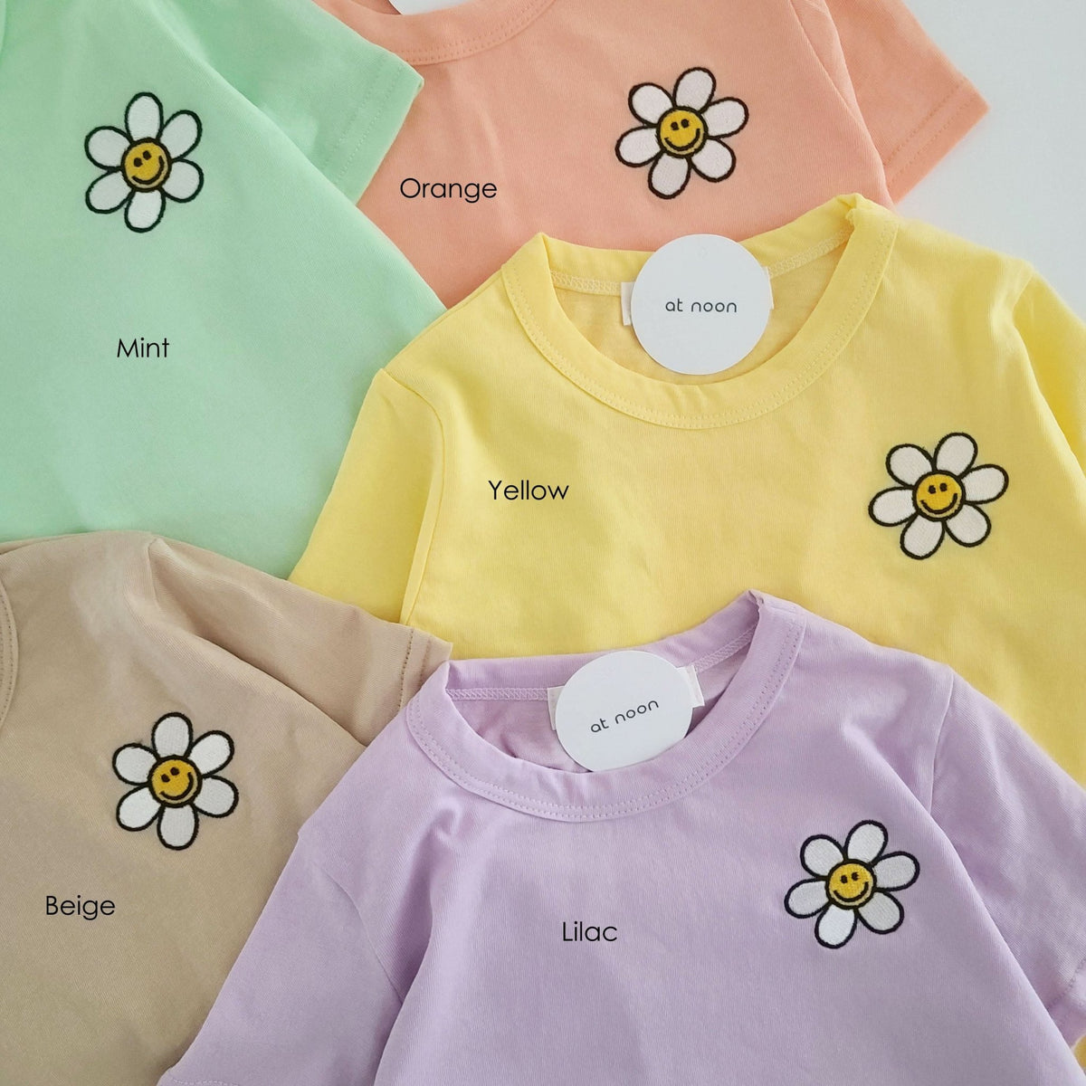 Baby Daisy Embroidery T-Shirt Romper (3-12m) - Lilac kids outfit