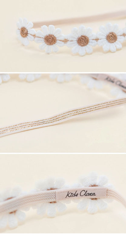 Baby Daisy Lace Headband (3 - 18m) kids outfit
