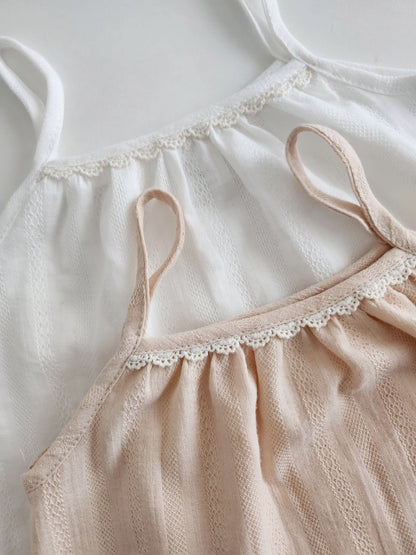 Baby Lace Detail Cami Top (6 - 18m) - 2 Colors kids outfit