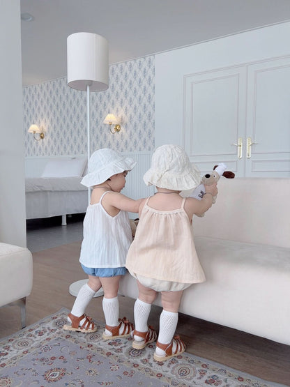 Baby Lace Detail Cami Top (6 - 18m) - 2 Colors kids outfit