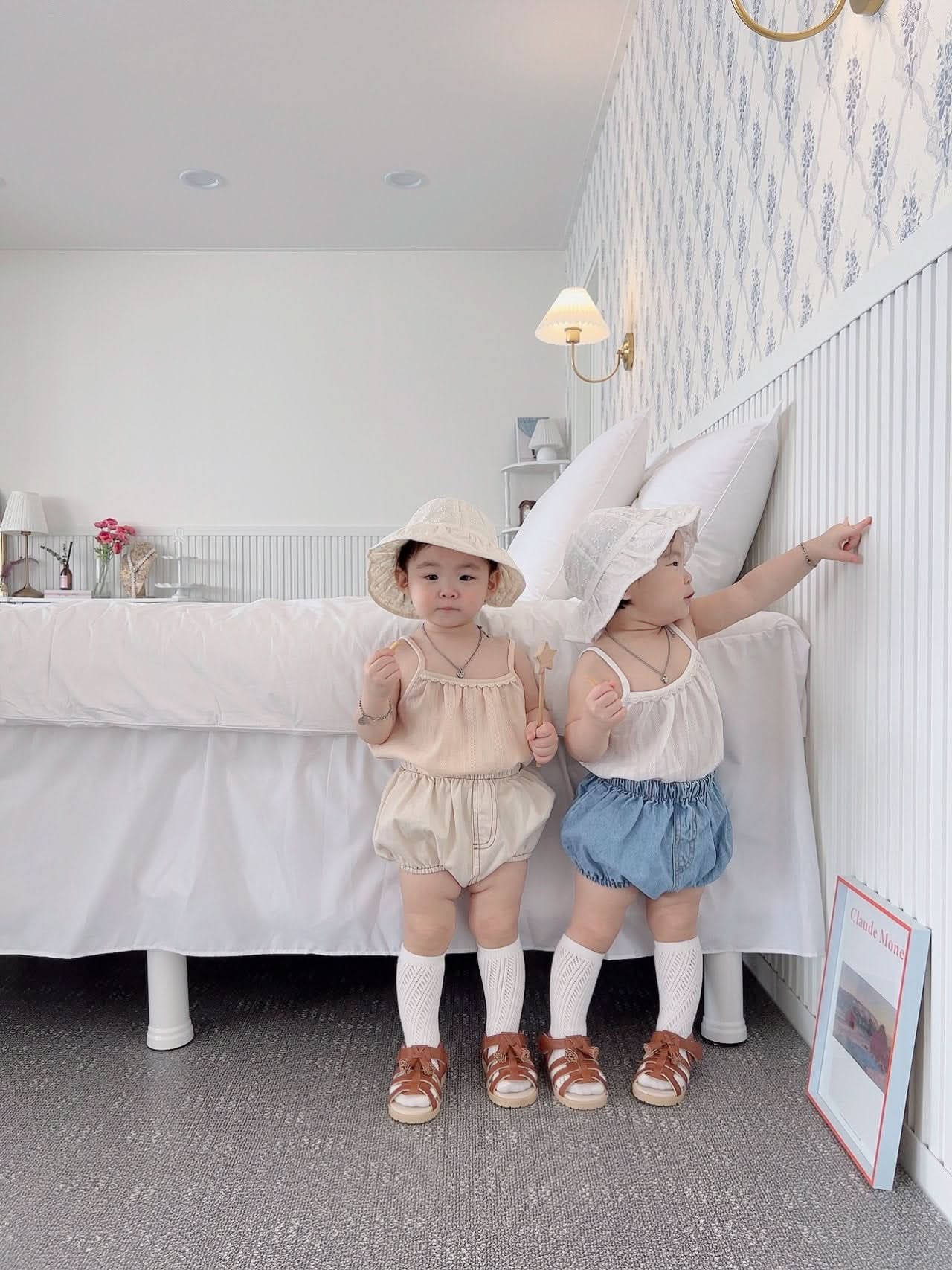 Baby Lace Detail Cami Top (6 - 18m) - 2 Colors kids outfit