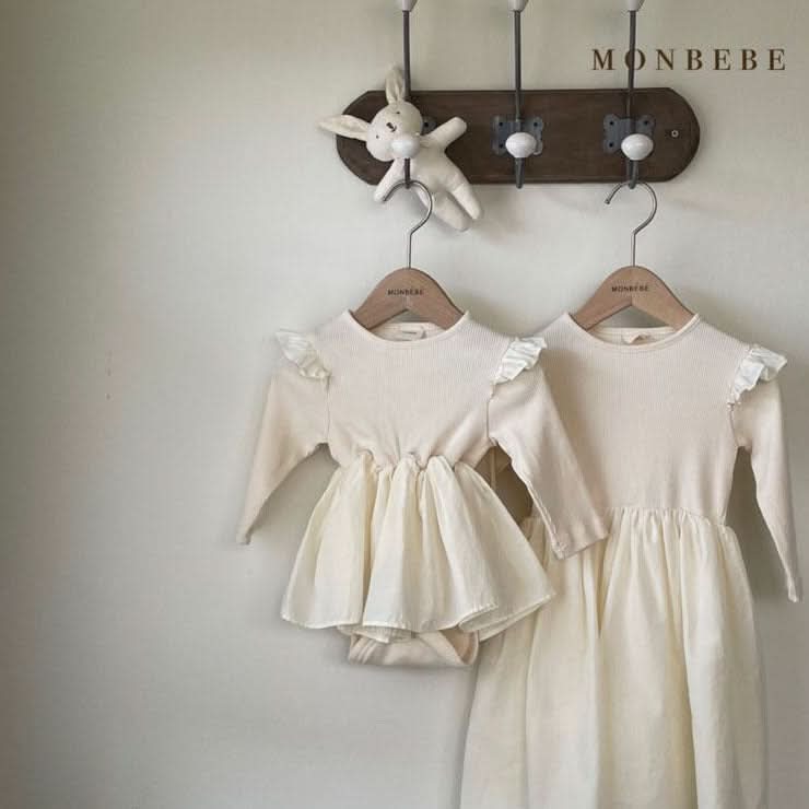 Baby Lace Shoulder Ruffle Tutu Romper (3 - 24m) - 3 Colors kids outfit