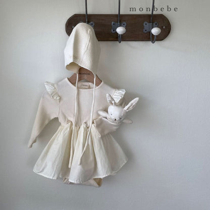 Baby Lace Shoulder Ruffle Tutu Romper (3 - 24m) - 3 Colors kids outfit
