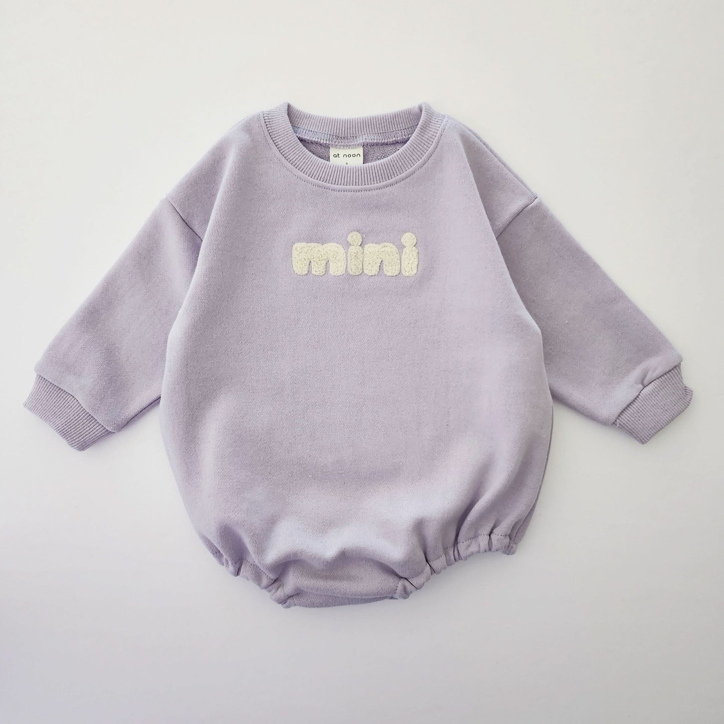 Baby Mini Sweatshirt Romper II (0 - 24m) - Sweet Lavender kids outfit