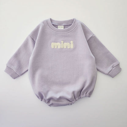 Baby Mini Sweatshirt Romper II (0 - 24m) - Sweet Lavender kids outfit