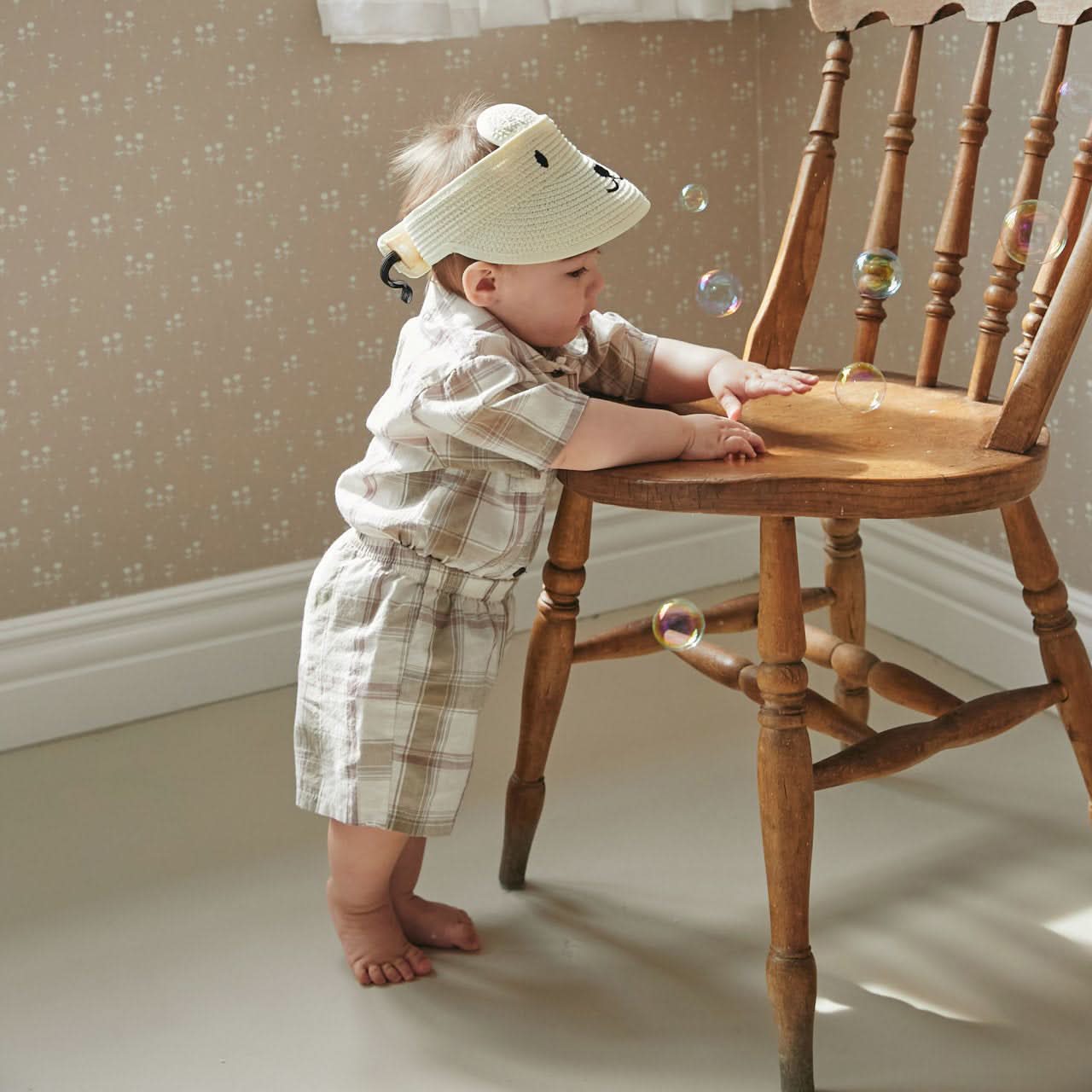 Baby Pocket Shirt and Shorts Set (3 - 15m) - 2 Colors kids outfit
