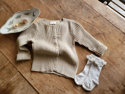 Baby Rib - Knit Cardigan (6 - 18m) - 2 Colors kids outfit