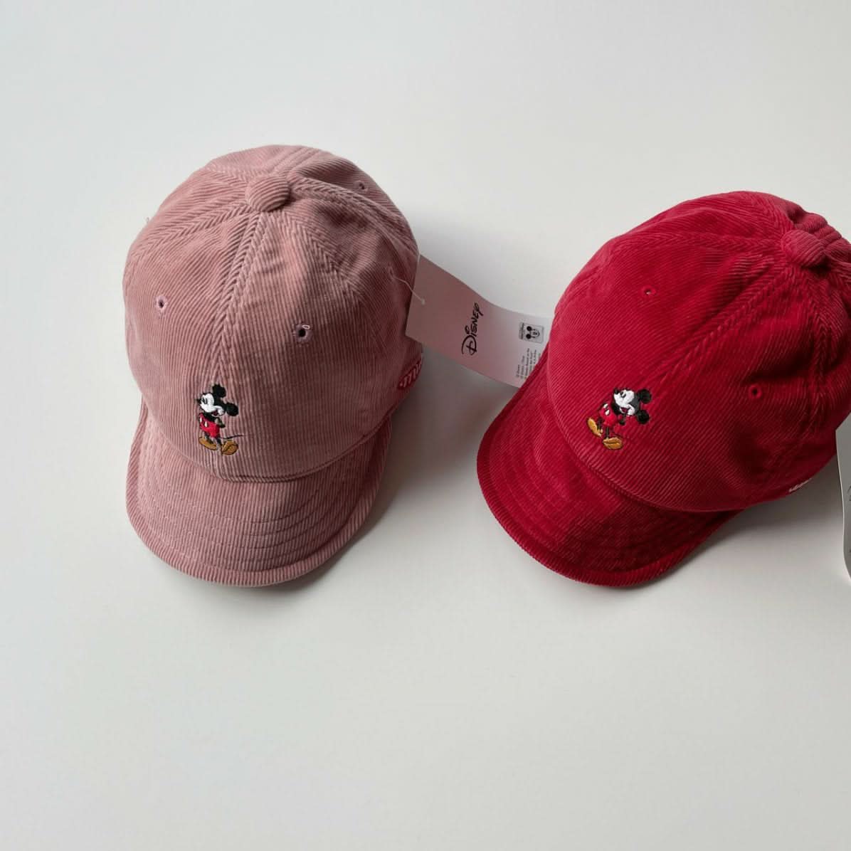 Baby Toddler Corduroy Mickey Mouse Soft Brim Cap (0 - 3y) - 5 Colors kids outfit