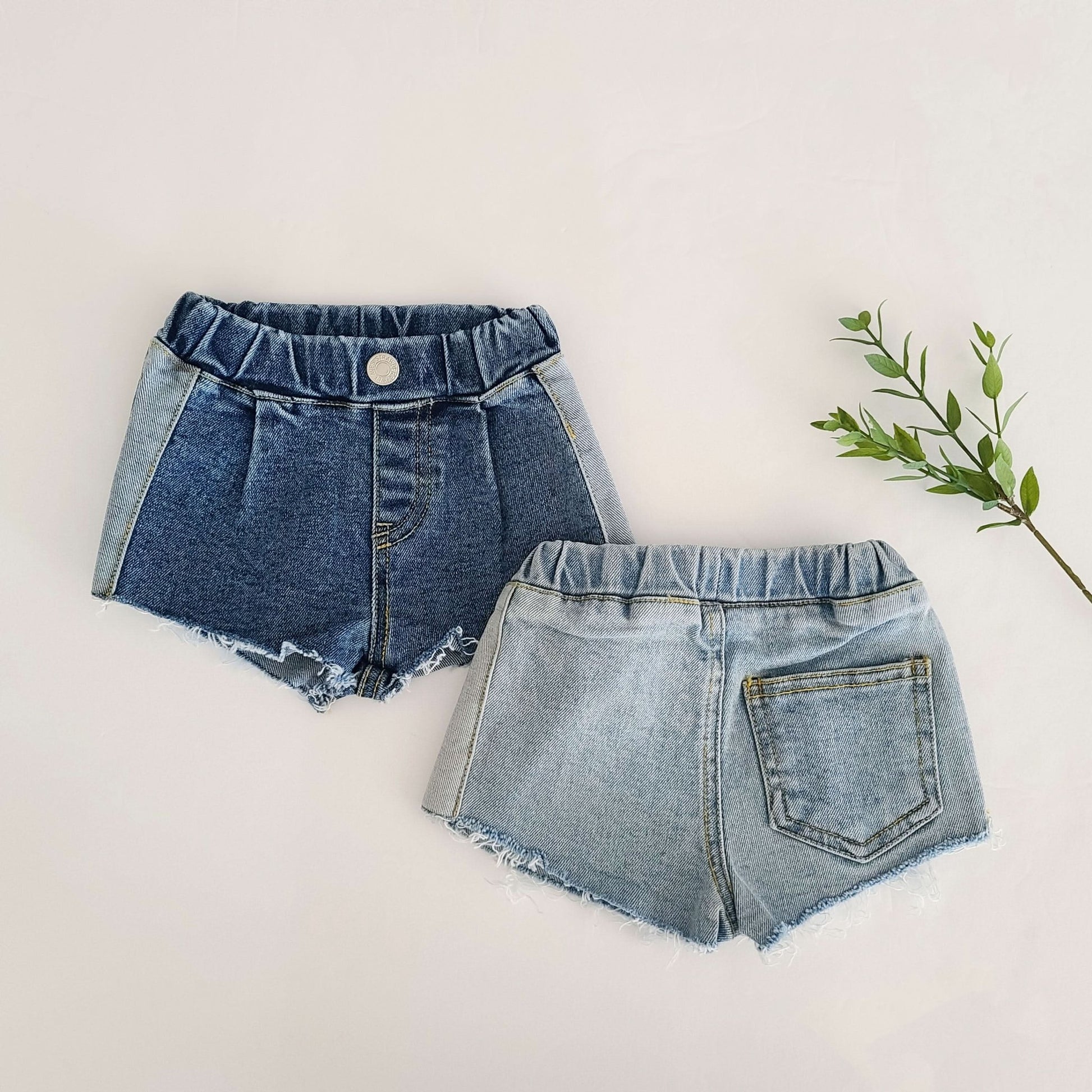 Baby Toddler Jean Shorts (6m) - 2 colors kids outfit