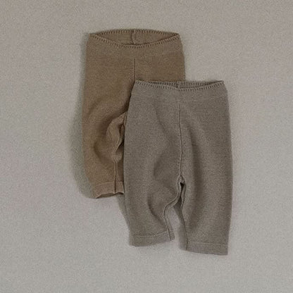 Baby Toddler Knit Pocket Pants (3 - 36m) - 2 Colors kids outfit