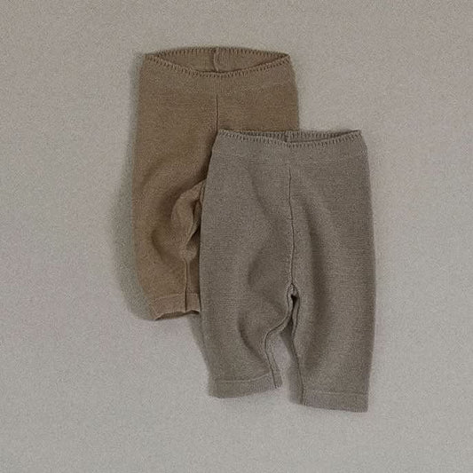 Baby Toddler Knit Pocket Pants (3 - 36m) - 2 Colors kids outfit