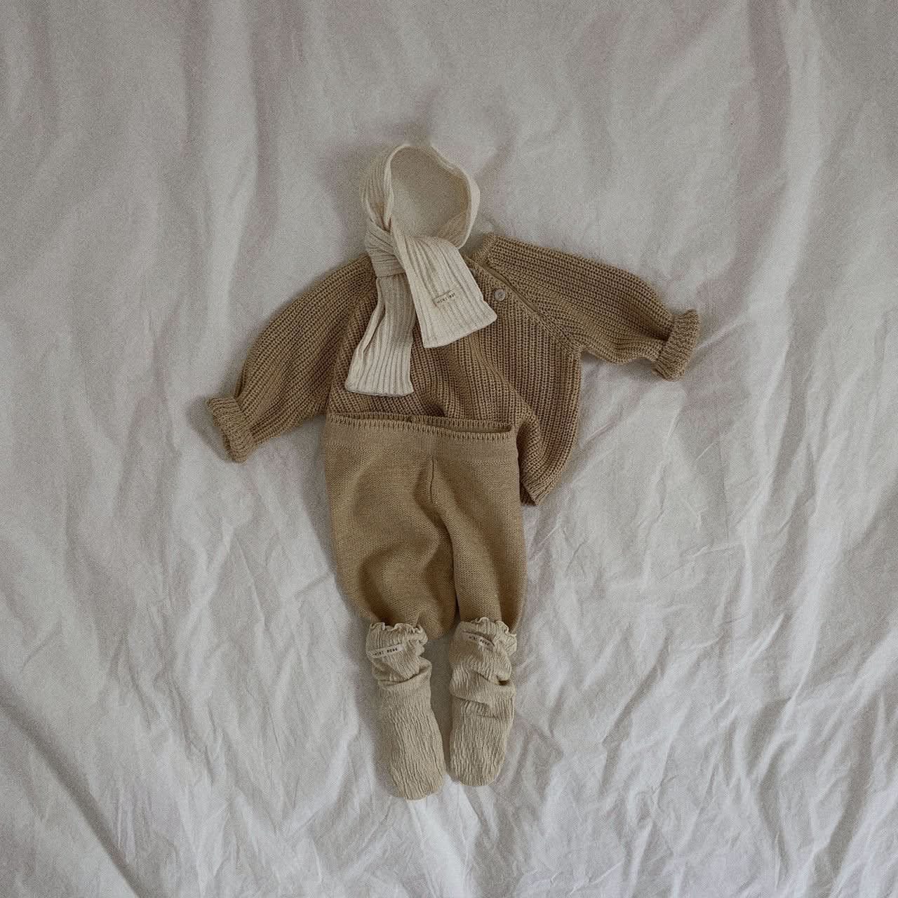 Baby Toddler Knit Pocket Pants (3 - 36m) - 2 Colors kids outfit