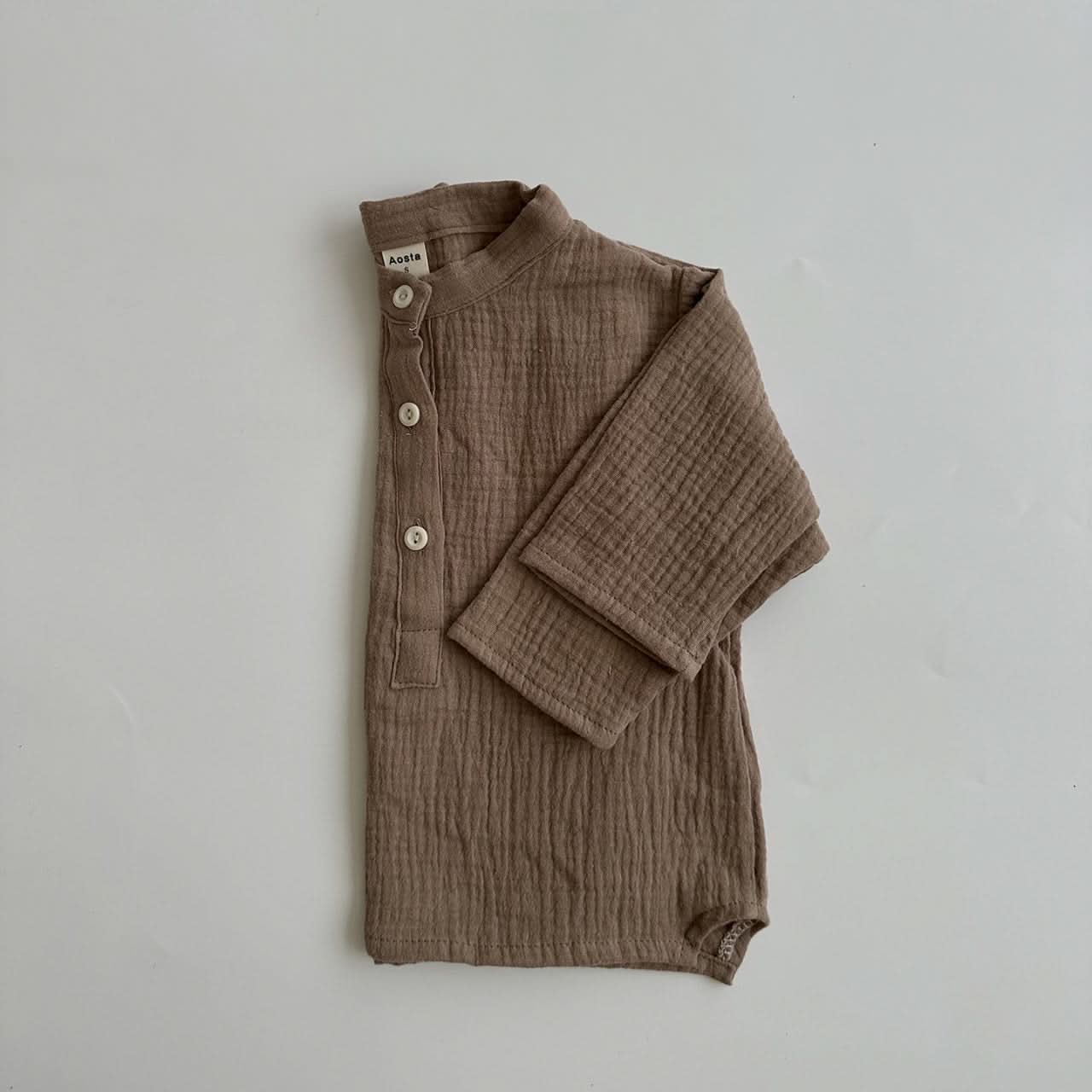 Baby Toddler Long Sleeve Gauze Cotton Top (0 - 5y) - 3 Colors kids outfit