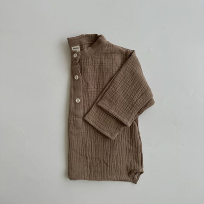 Baby Toddler Long Sleeve Gauze Cotton Top (0 - 5y) - 3 Colors kids outfit